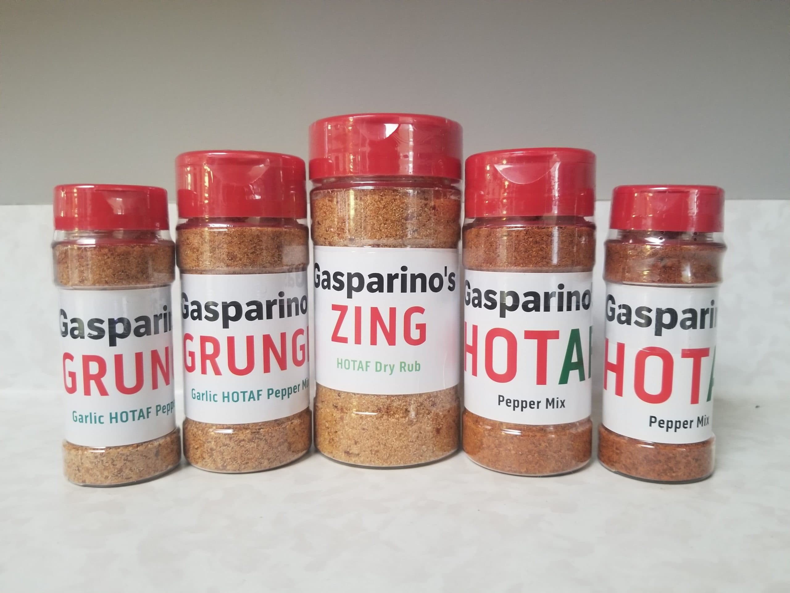 Gasparino's HOTAF Pepper Mixes