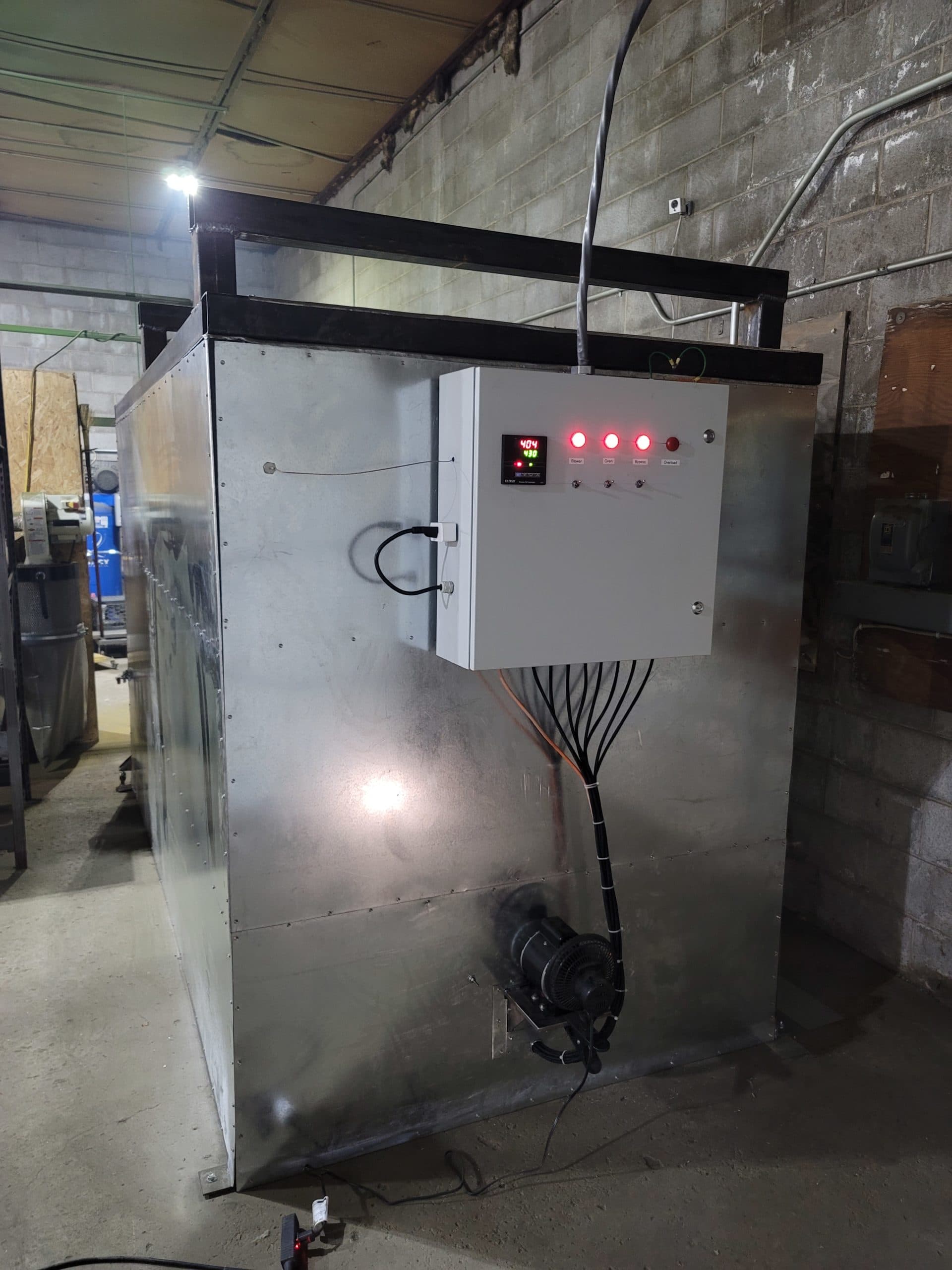 Custom Powder Coat Oven Back