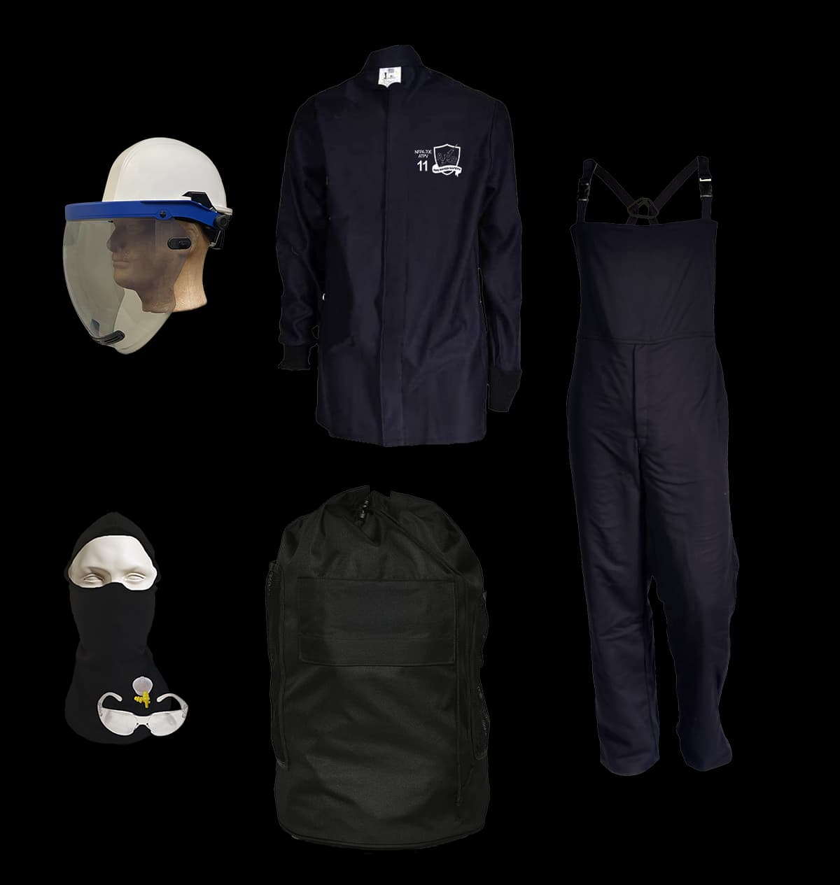 11 Cal Ultra Comfort Kits in a Gear Bag