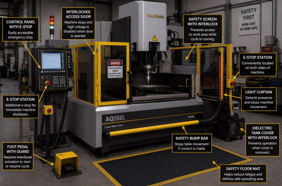 EDM Machine Guarding