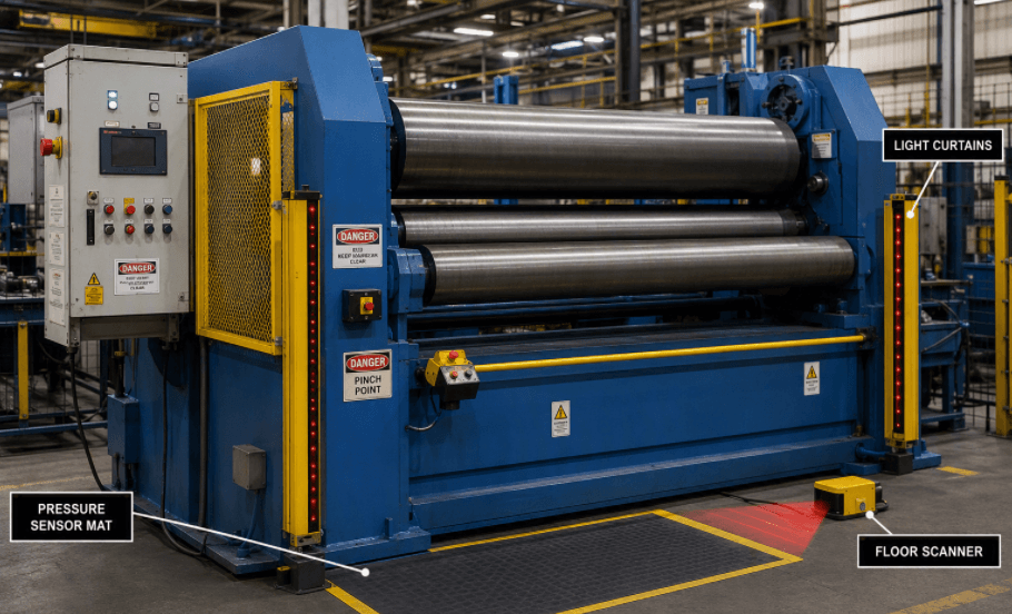 Metal Rolling Machine Guarding