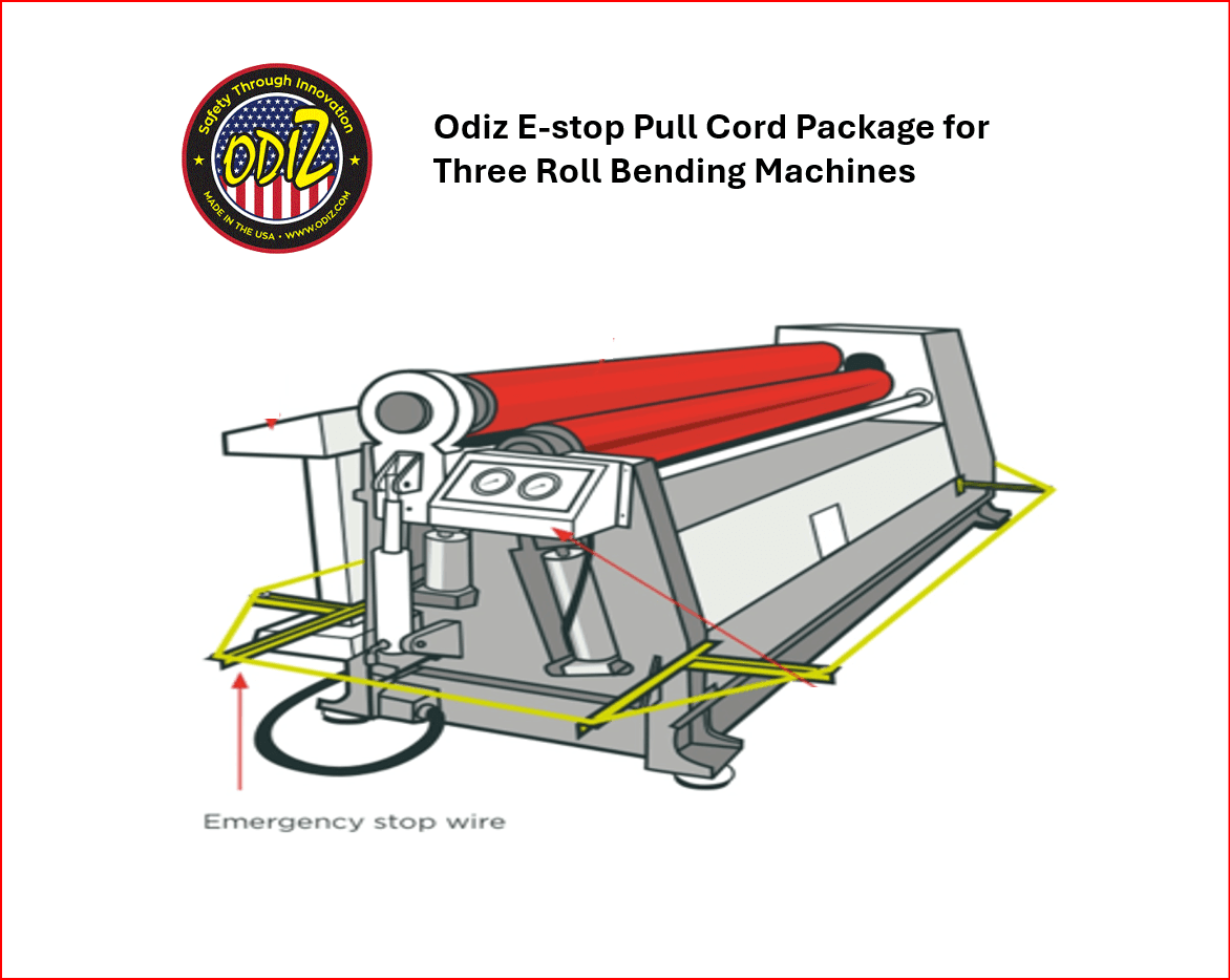 three roller bending machine Estop Pull Cord Kit
