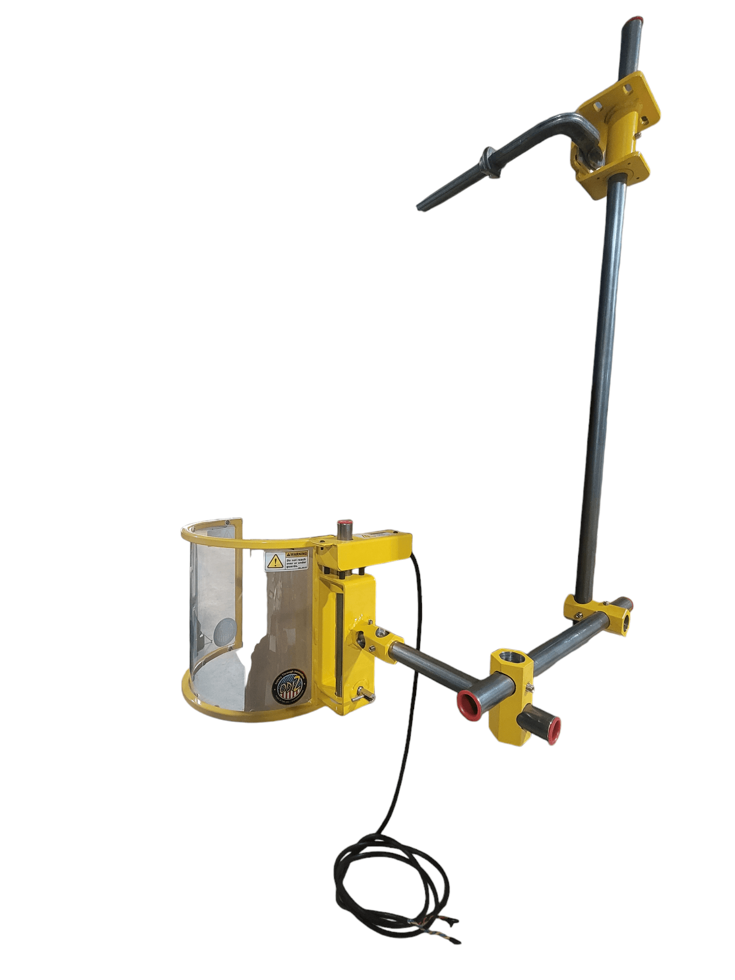 Radial Arm Drill Guard with Universal Mounting system