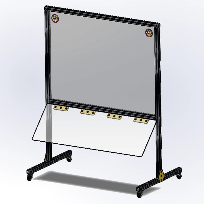 Moveable/Mountable Backside Chip Guard/Shield