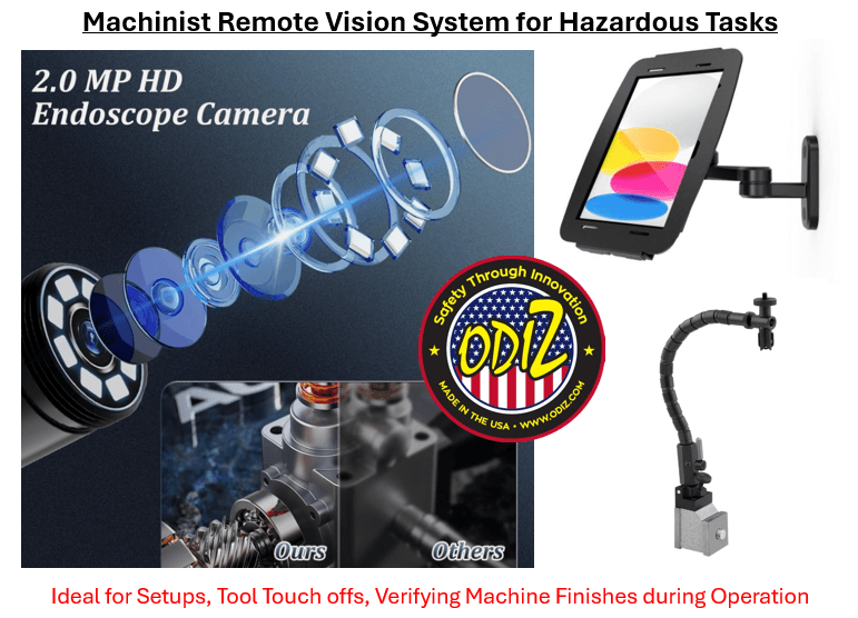Machinist Remote Vision System for Hazardous Tasks